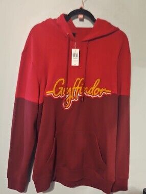 Griffindor Large Two-Tone Red Pullover Hoodie